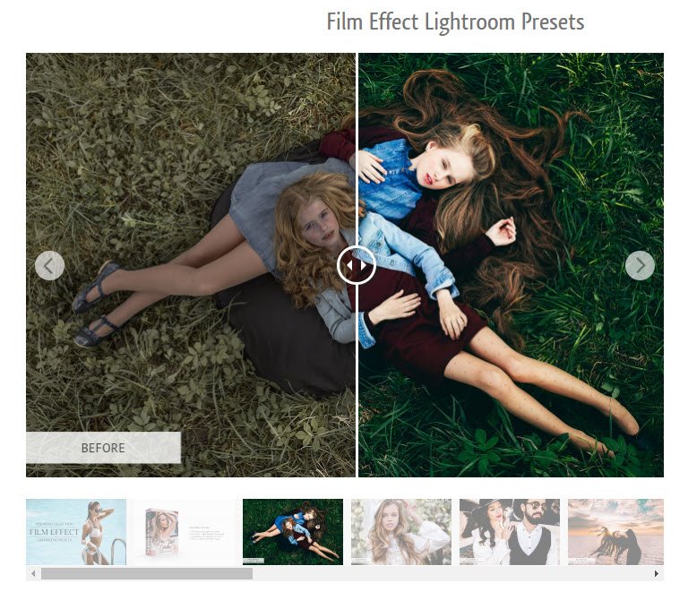 Best Lightroom presets Film Effect