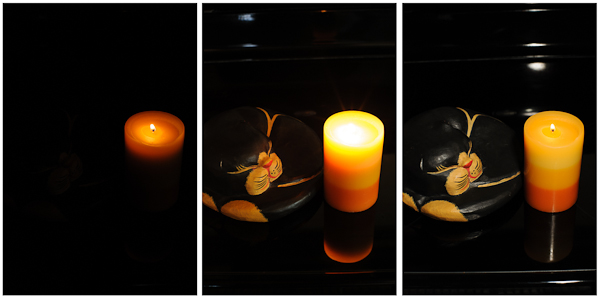 candle fire photography