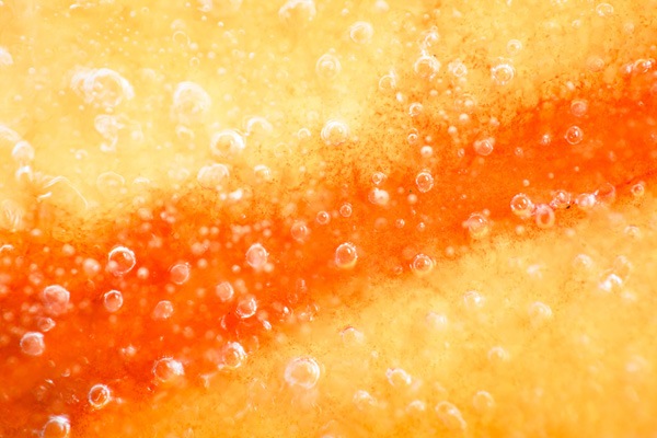 close-up of bubbles