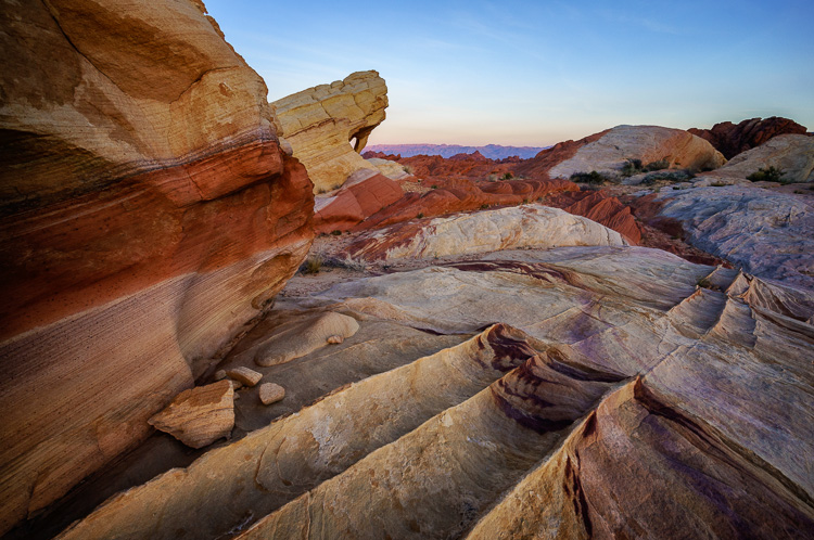 Wide-angle landscape photography